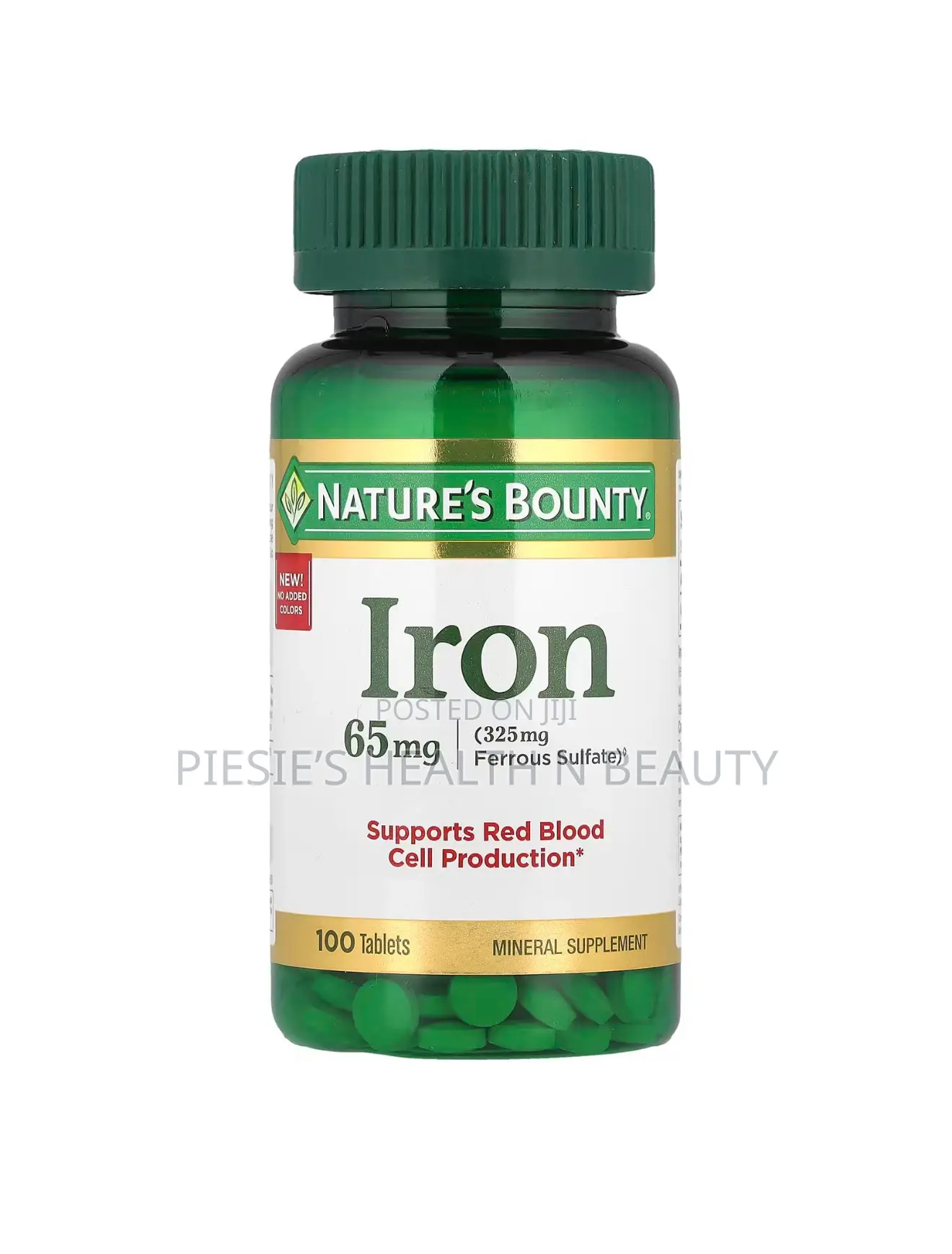 Nature’S Bounty Iron 65mg, 100 Tablets