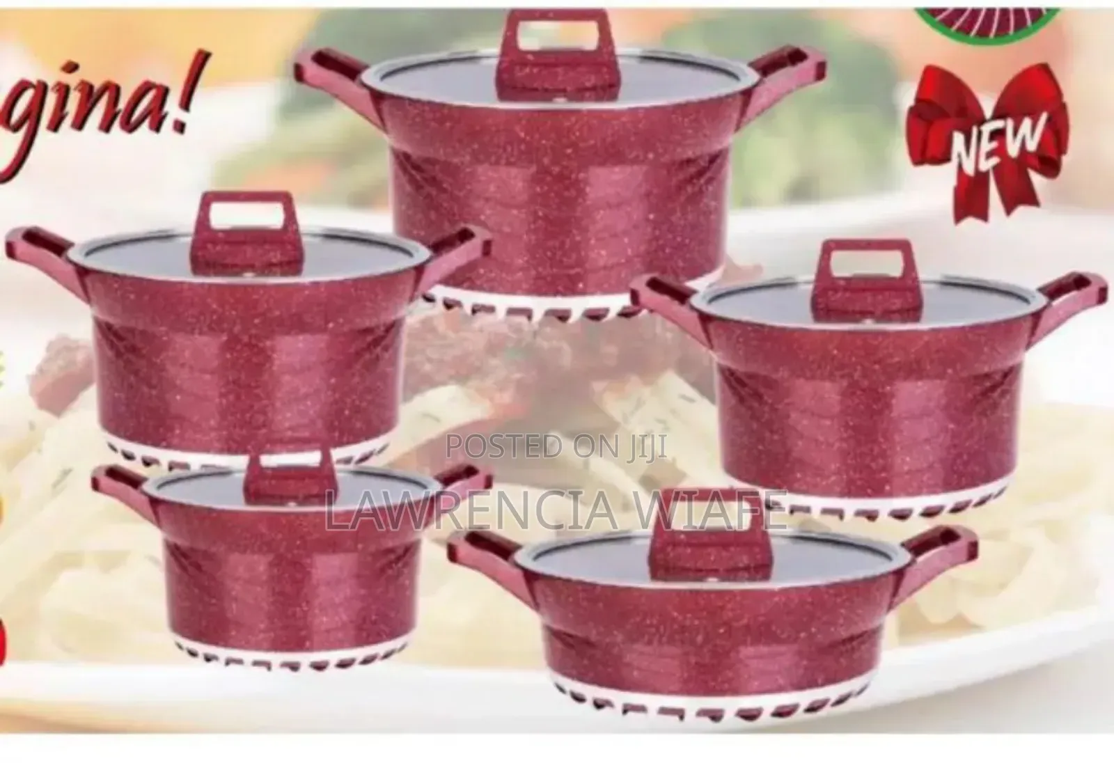 10pcs Nonstick Cookware Set With Marble Coating