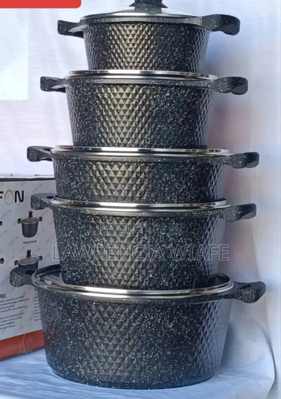 10pcs Lefon Cookware Set