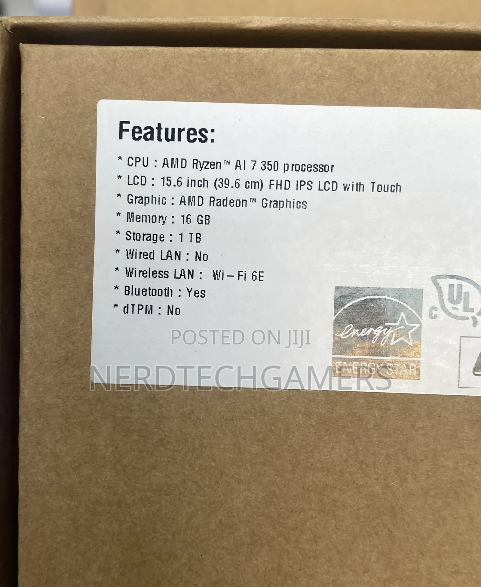 New Laptop LG Gram 15.6 16GB AMD Ryzen 7 SSD 1T