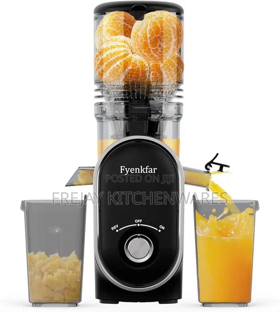 Fyenkar Cold Press Juicer, 300w, 5.3" Large Feed Chute, 1.5l
