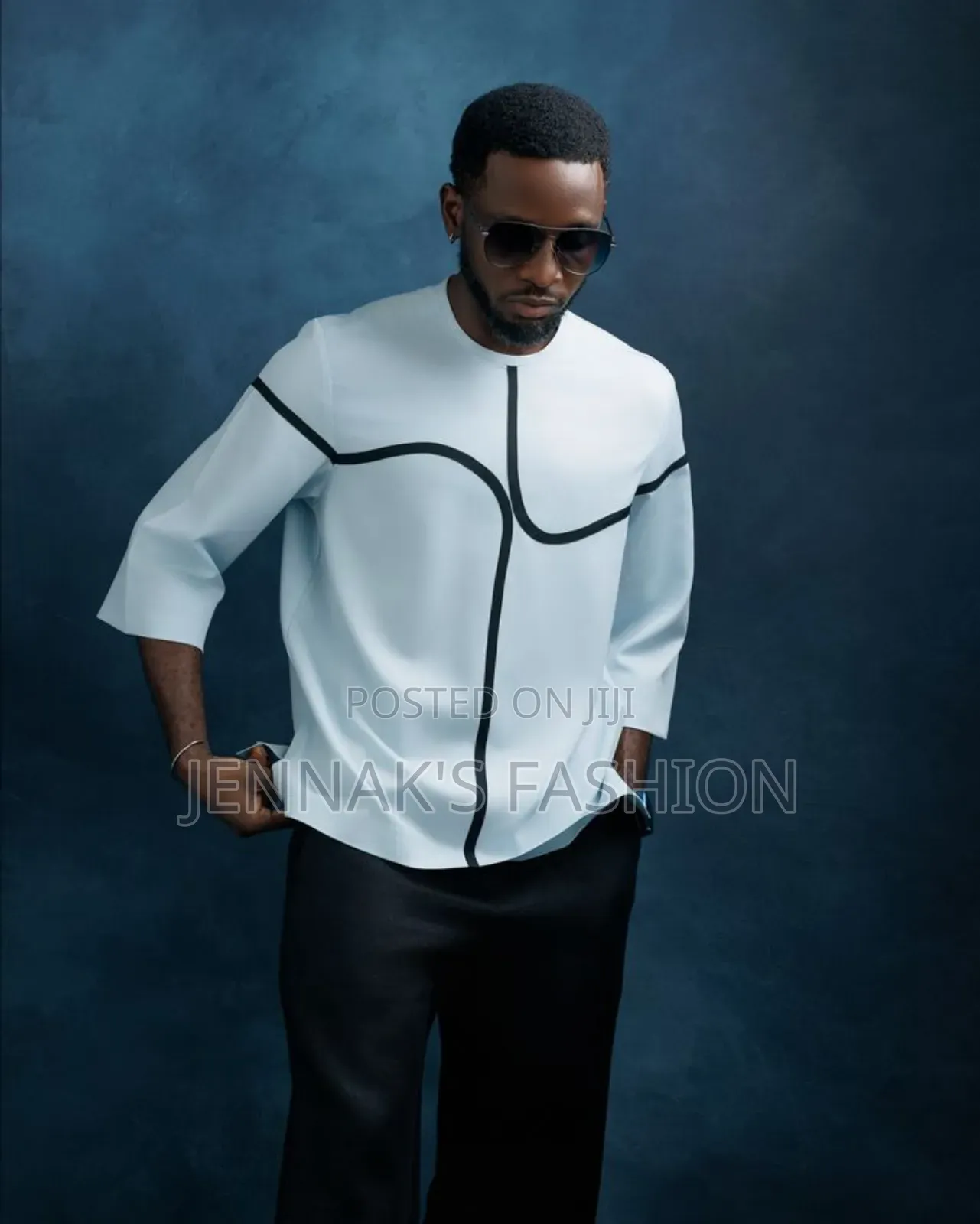 B/W Men's Kaftan