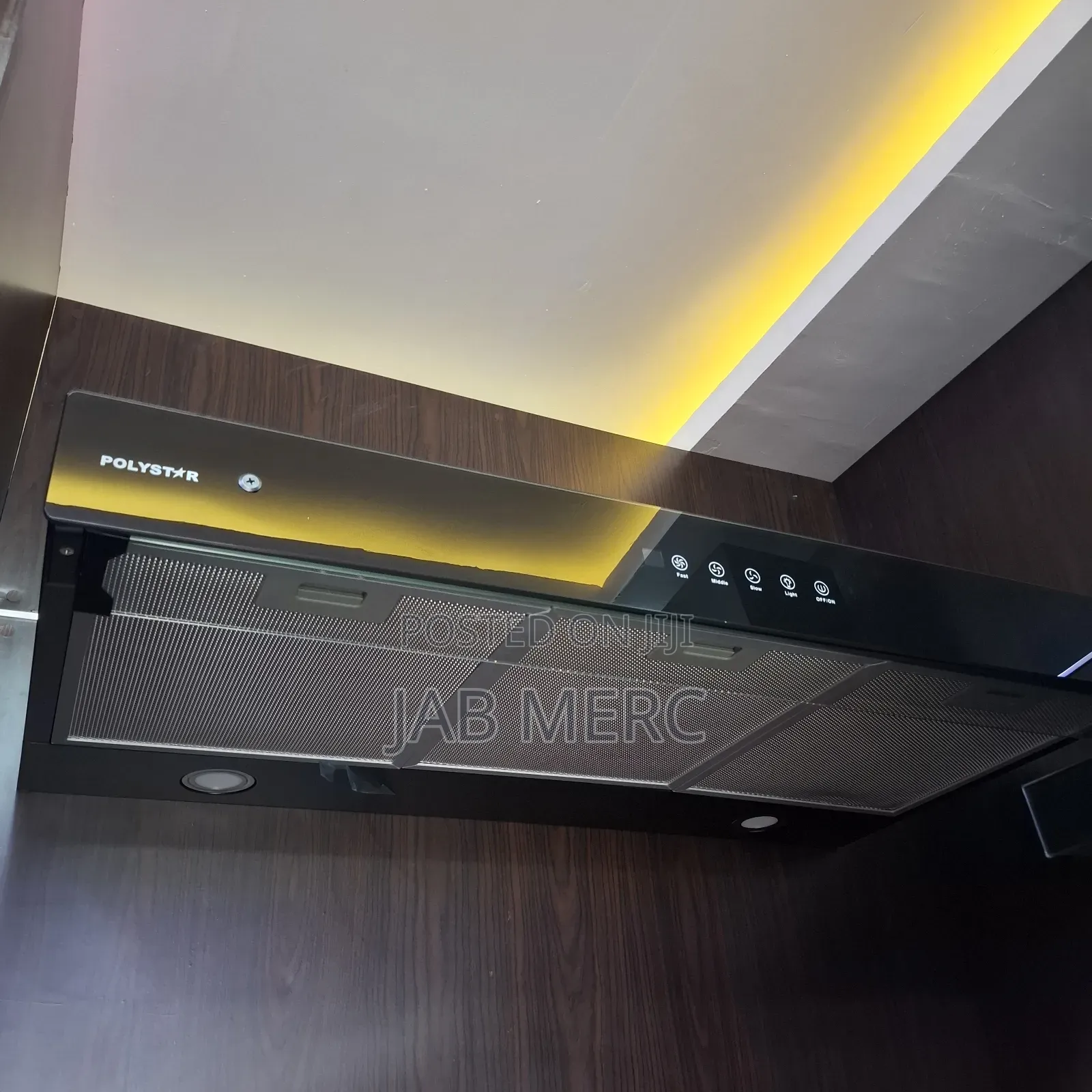 90cm Under Cabinet Under Mount Extractor Hood With 2 Lights