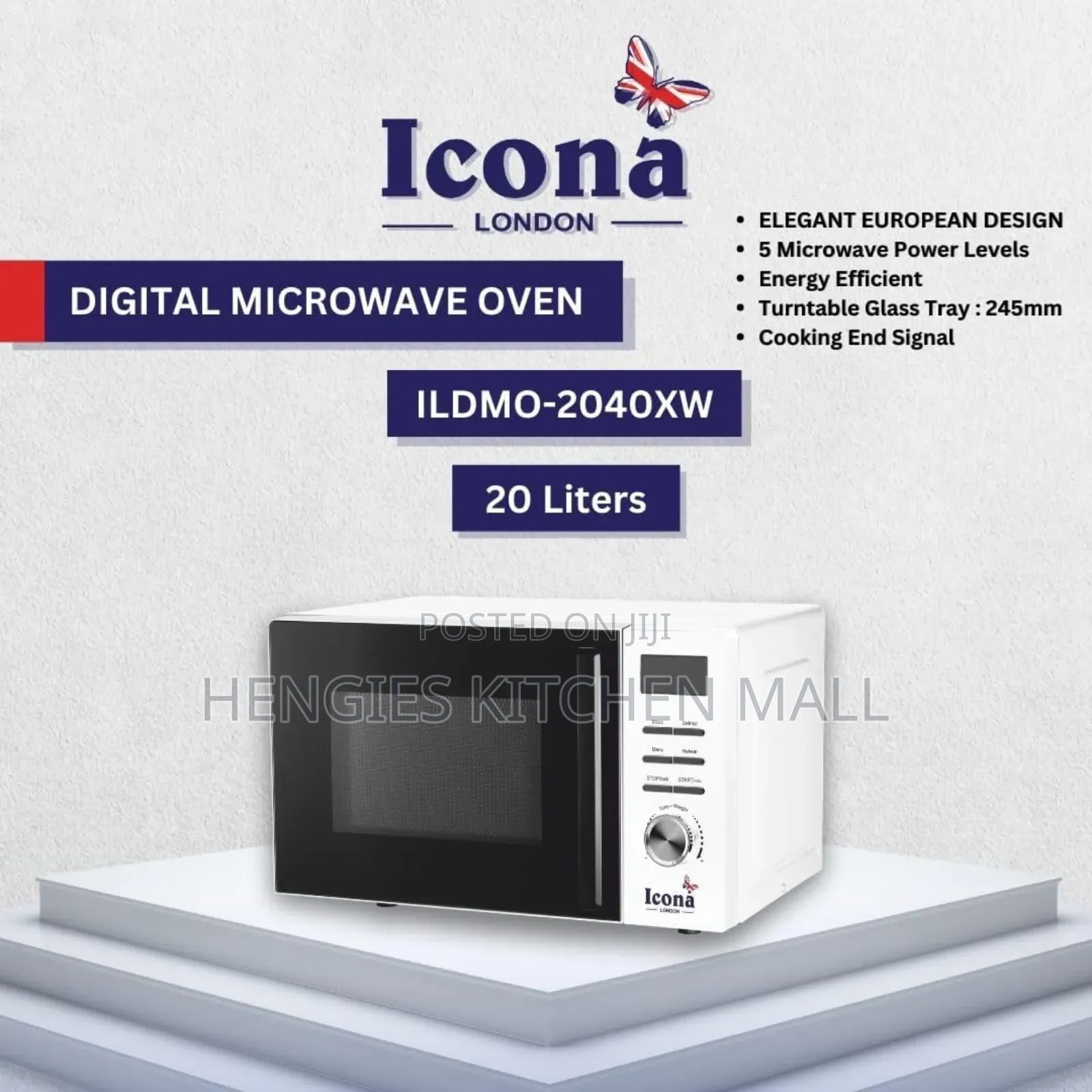 Icona Digital Microwave 20 Litres
