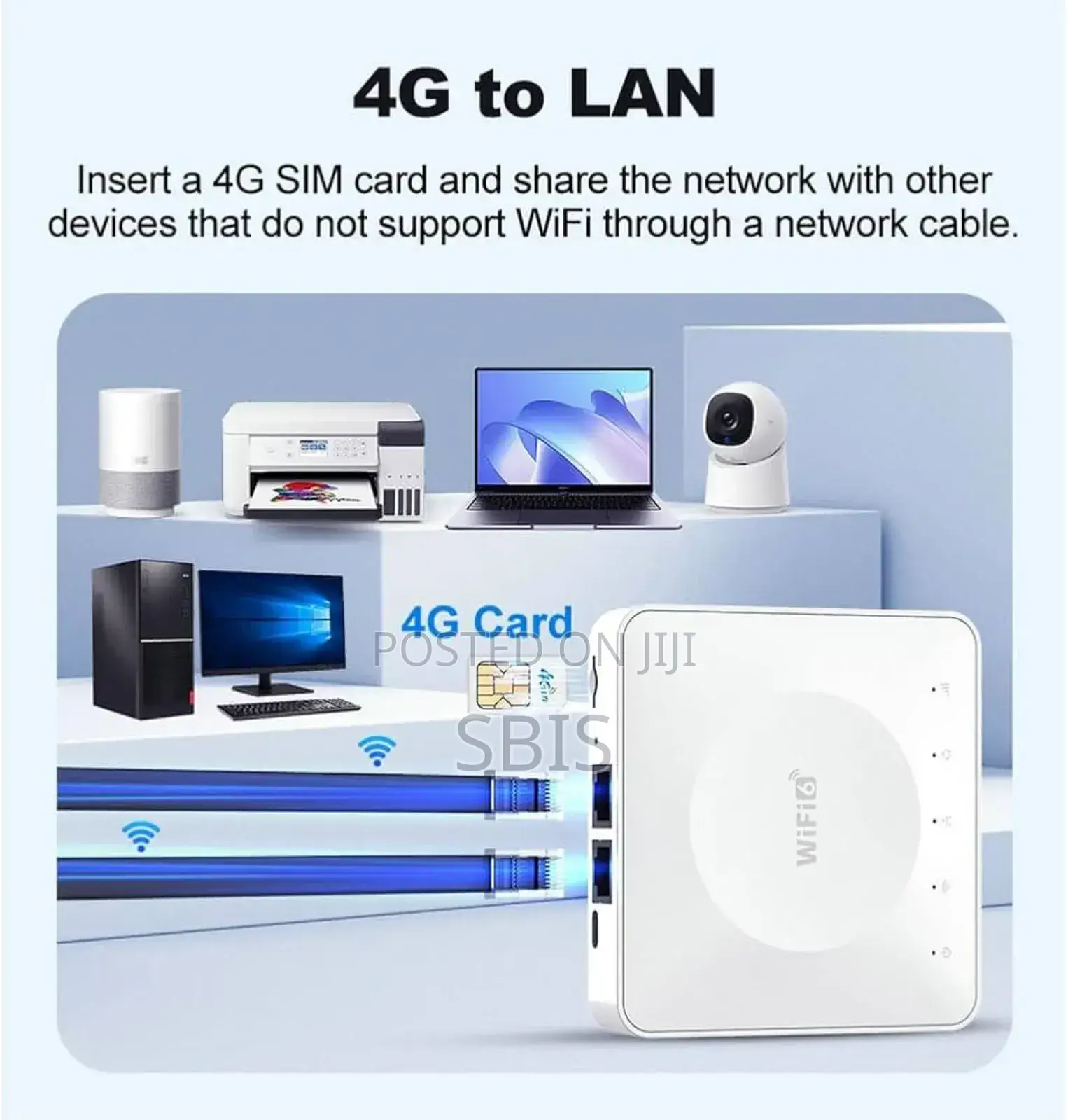 Wifi Router Universal (300mbs Max Speed)