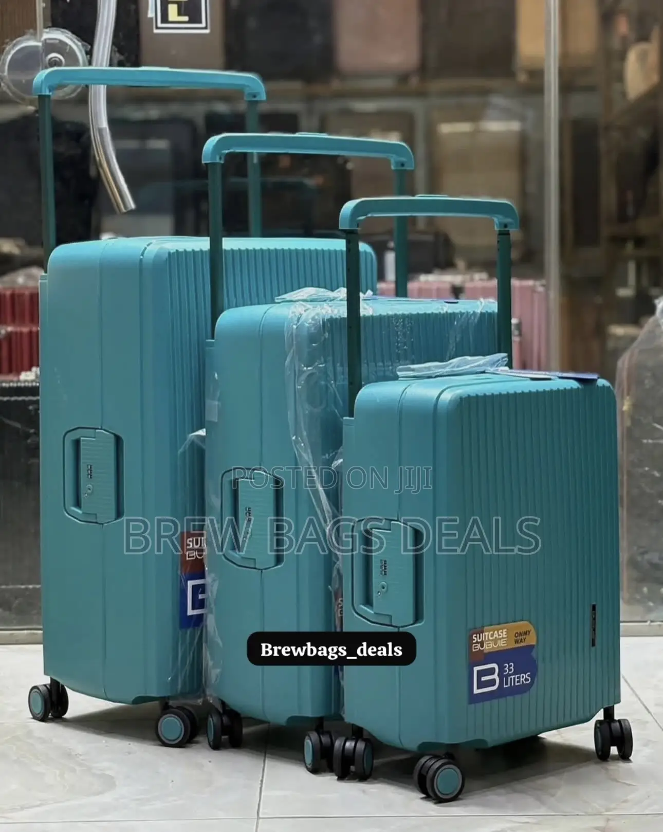 Original Travelers Choice 3set Zipless Code Only Fiber Traveling Bag