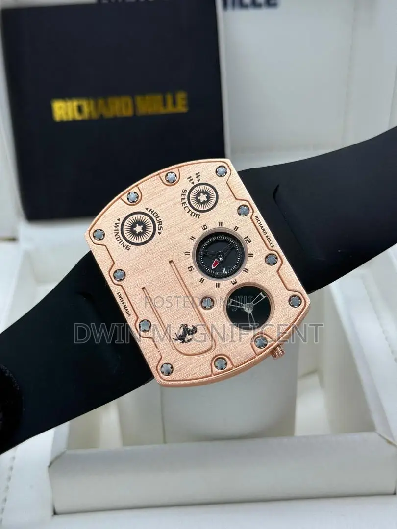 Richard Mille Rm Up-01 Ferrari, a Manual-Winding Ultra-Flat Watch