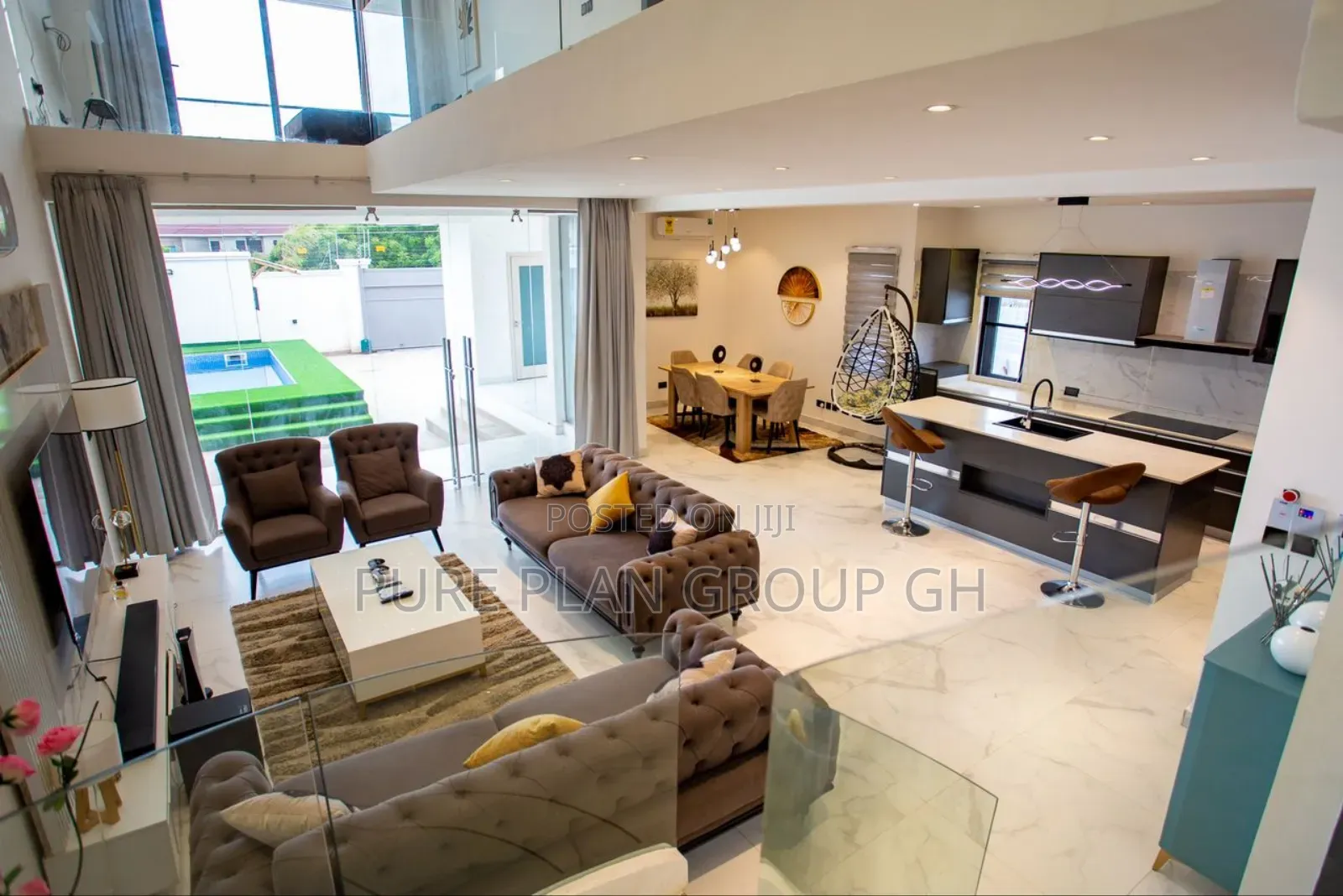 Furnished 3bdrm Apartment in East Legon Hill for rent