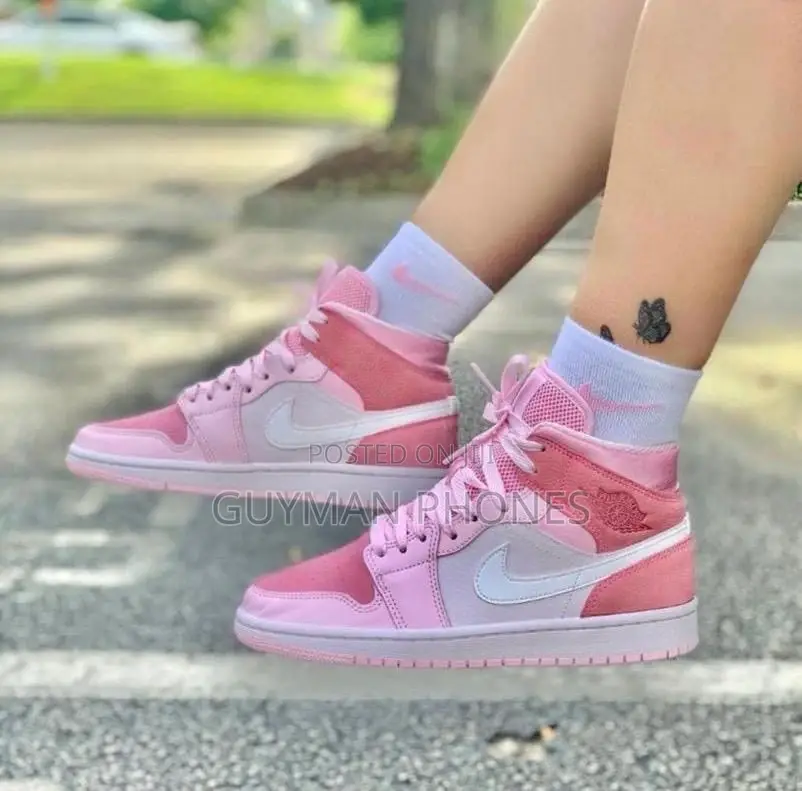 Pink Air Jordan 1