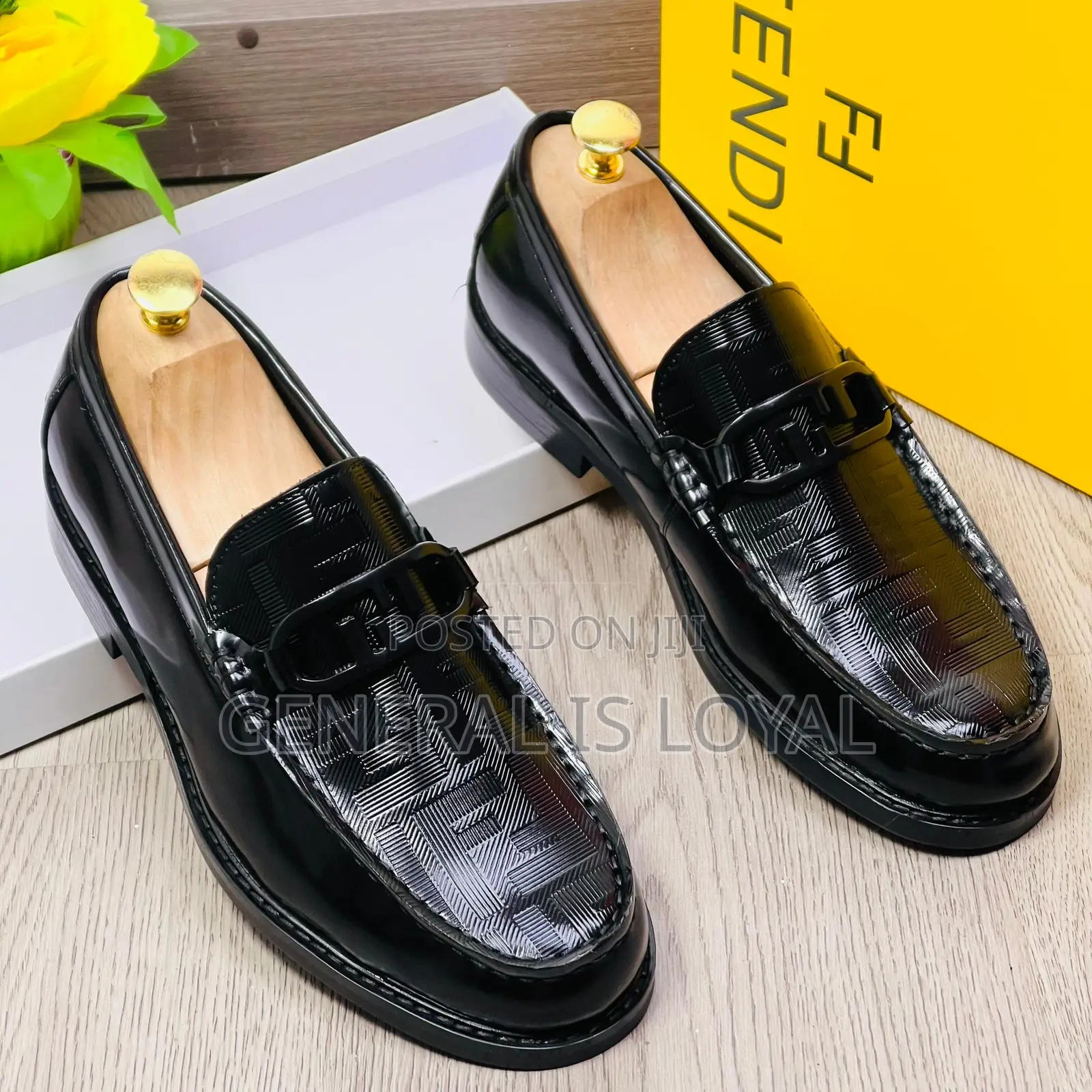 Fendi Black  Men Shoe