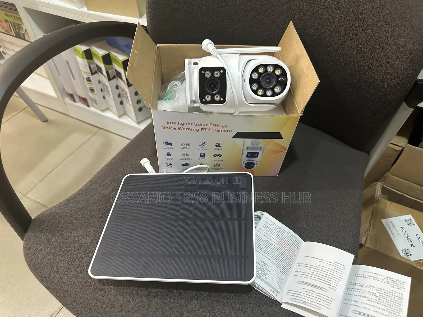 4g/Wifi Dual Lens Solar Camera 