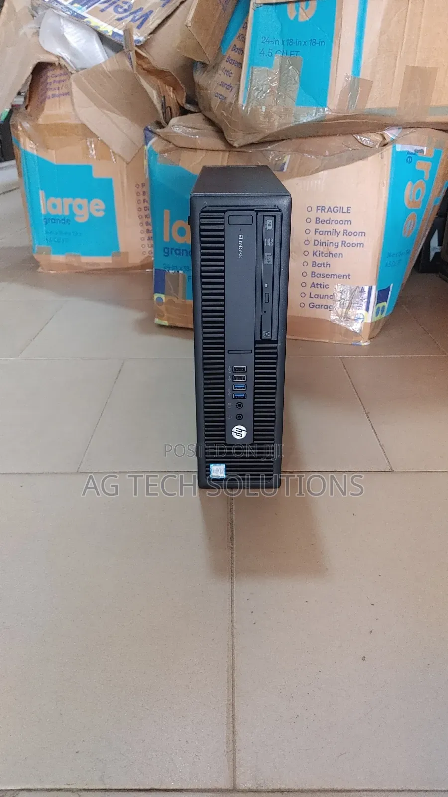 Desktop Computer HP EliteDesk 800 G4 16GB Intel Core I7 SSD 512GB