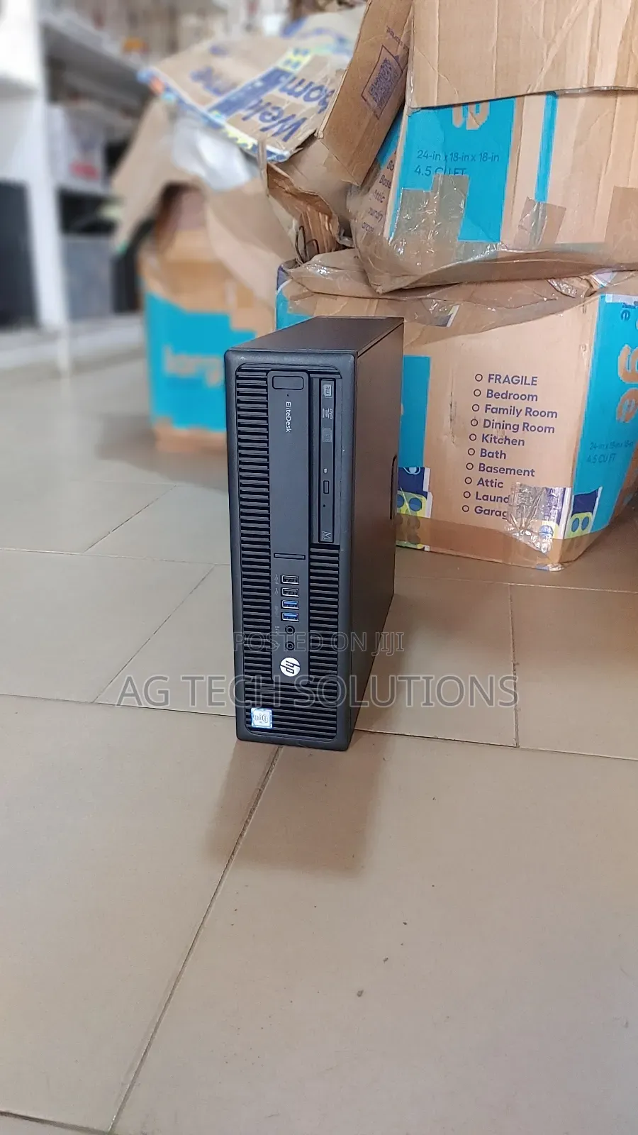 Desktop Computer HP EliteDesk 800 G4 16GB Intel Core I7 SSD 512GB
