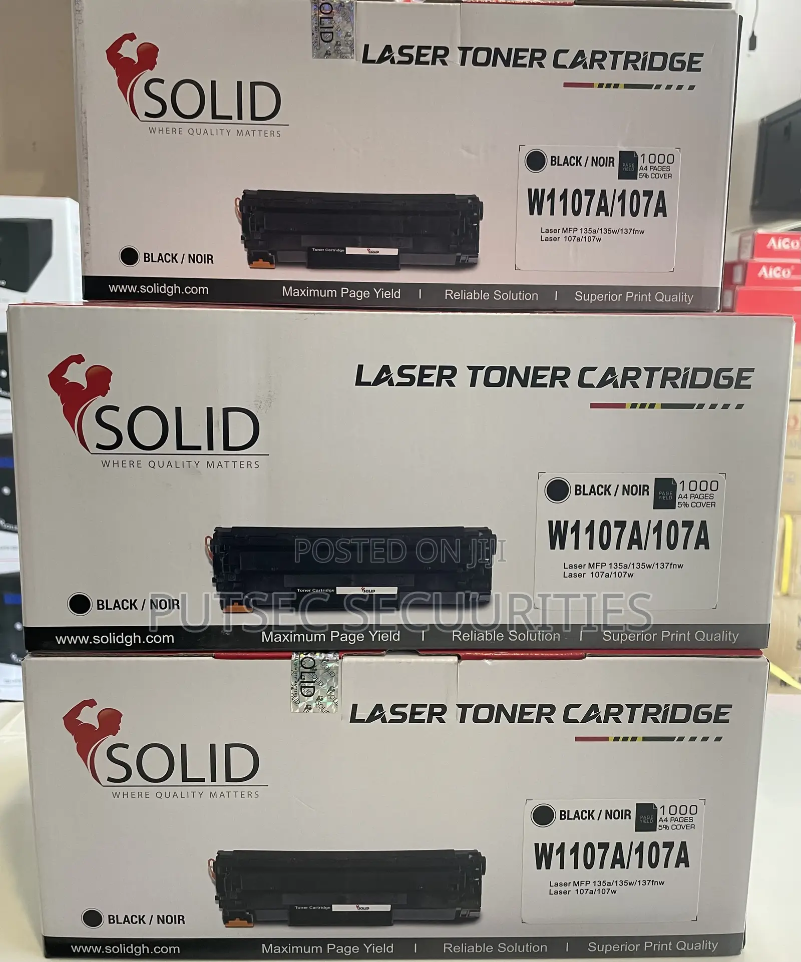 107a Laser Toner Cartridge Compatible Black ( W1107a With Chip)