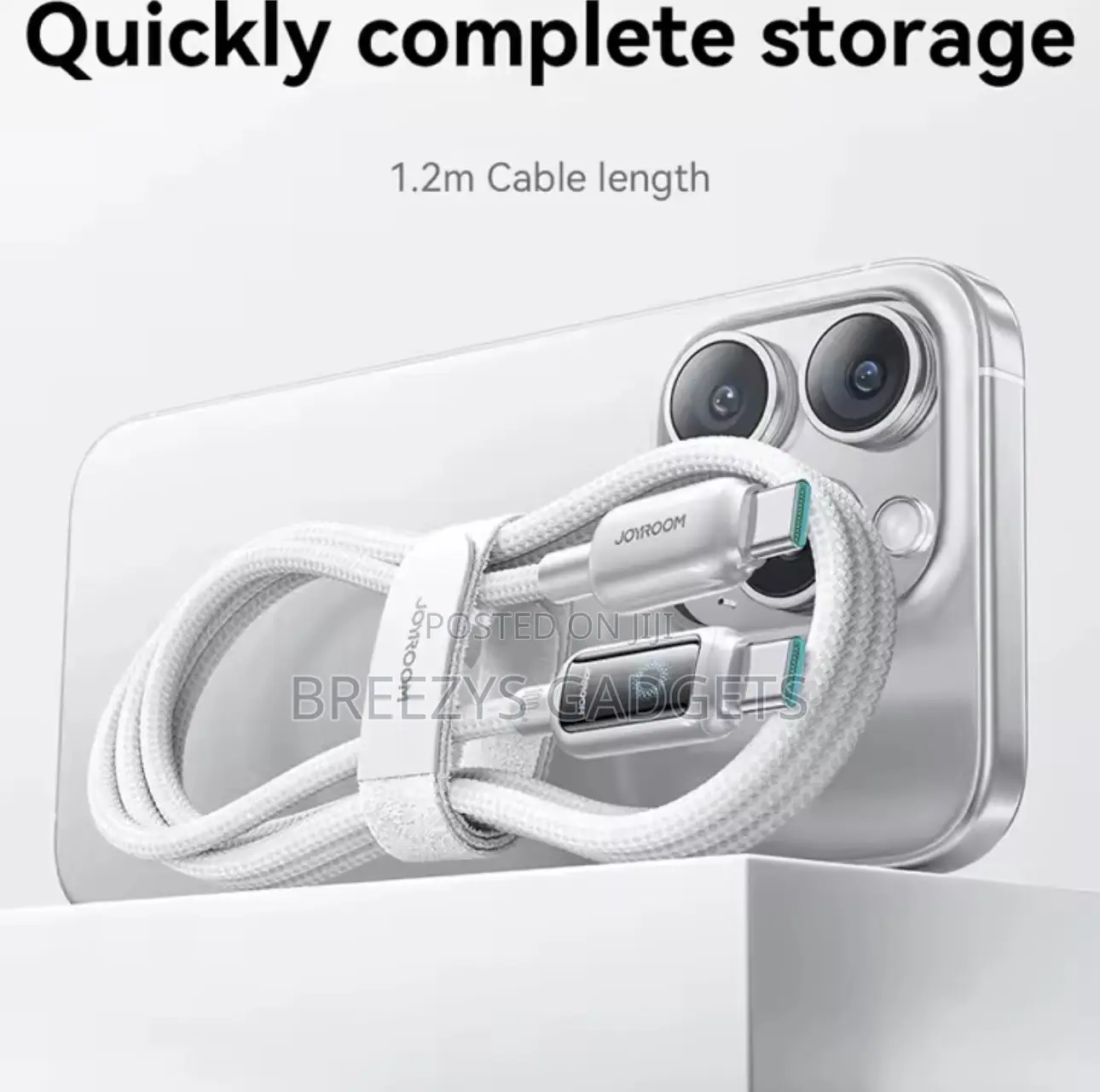 Joyroom 100w Usb C Cable Automatic Power Off