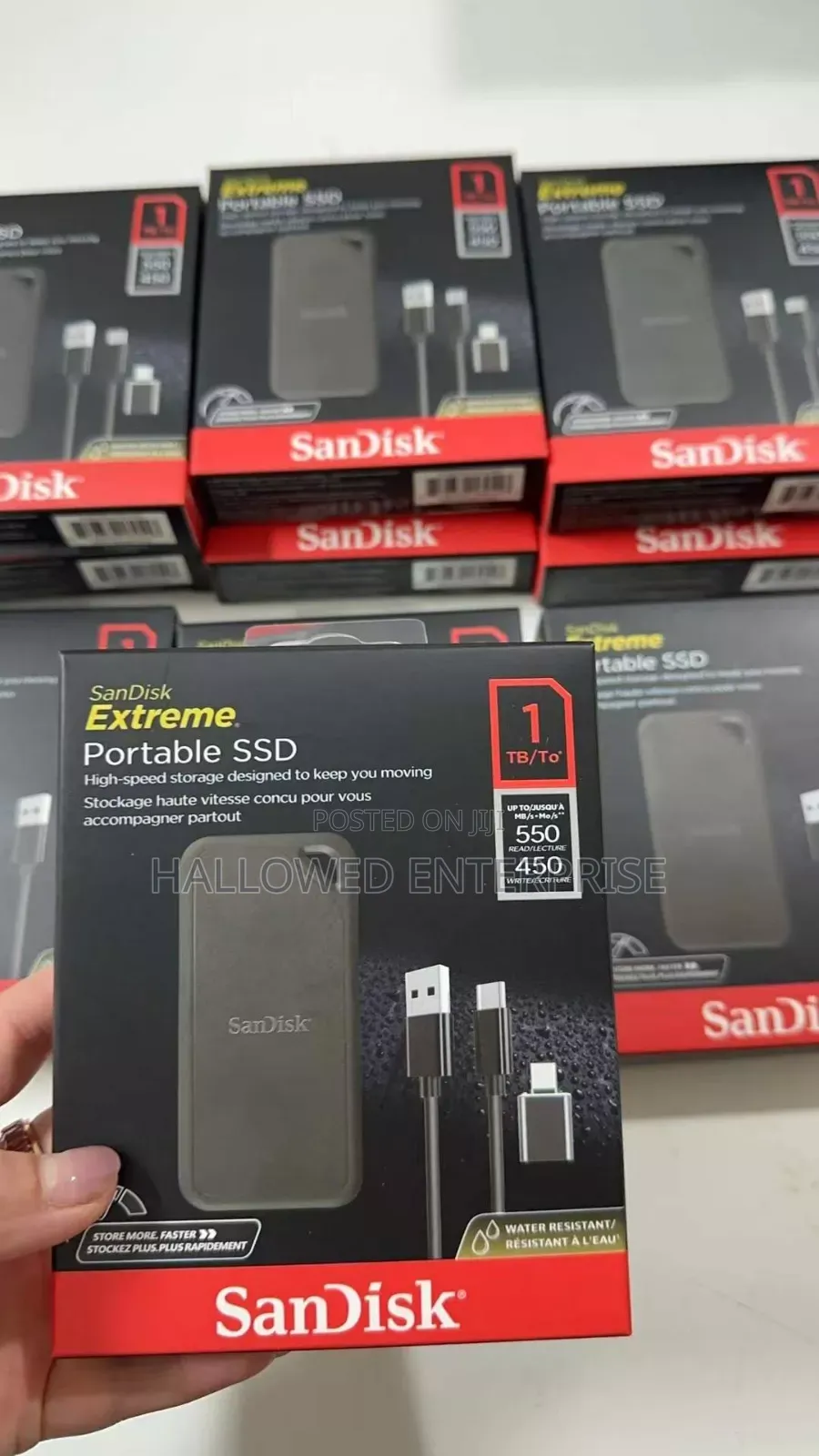 Original Sandisk Ssd 1tb External Portable Supports Android+iPhones
