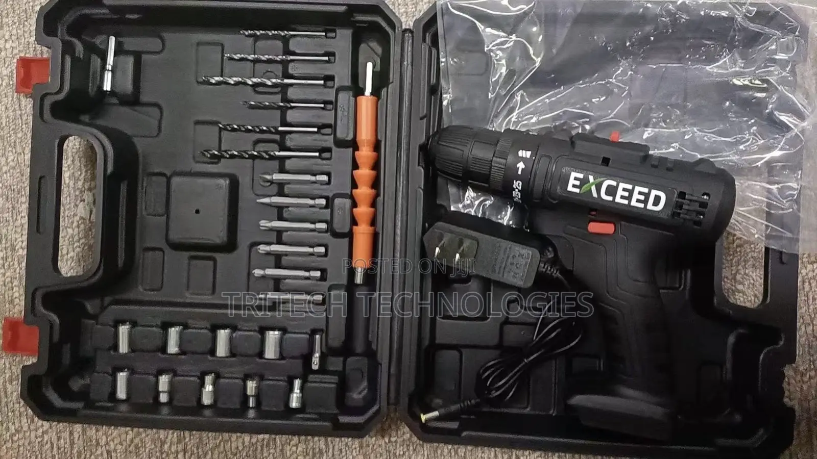 Electric Battery Driller Black Soil