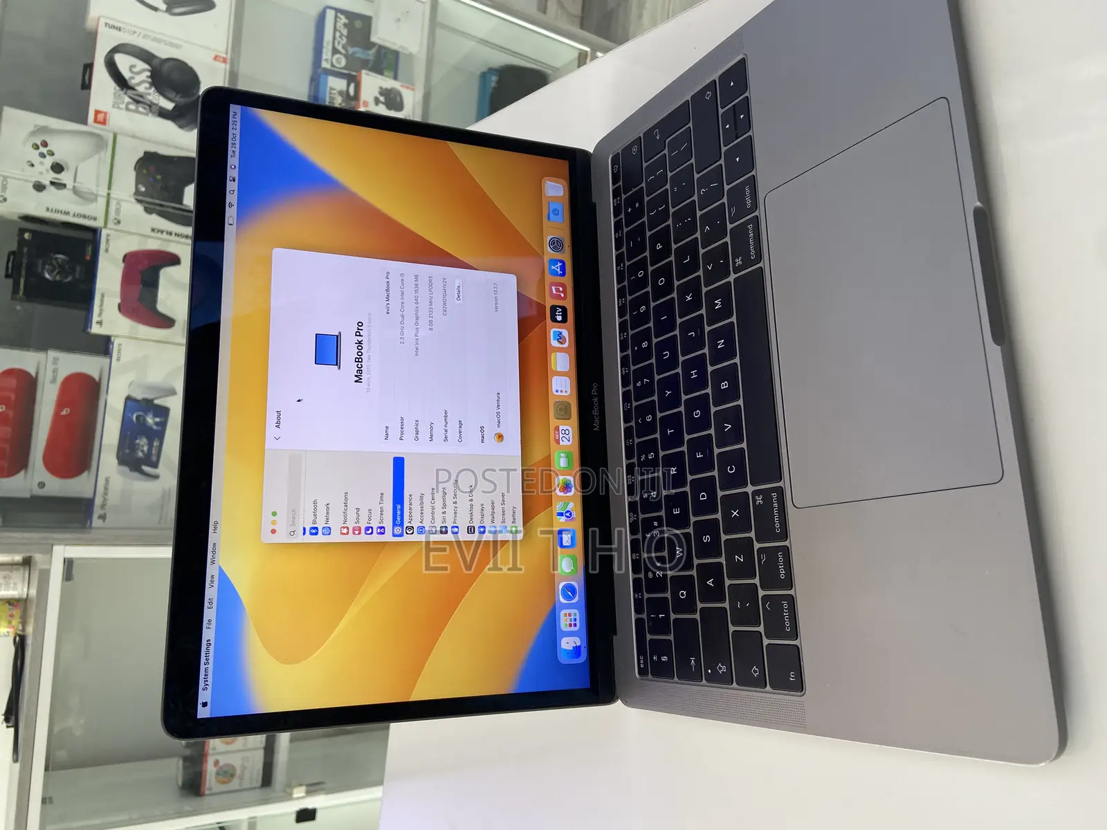 Laptop Apple MacBook Pro 2017 8GB Intel Core i5 SSD 250GB