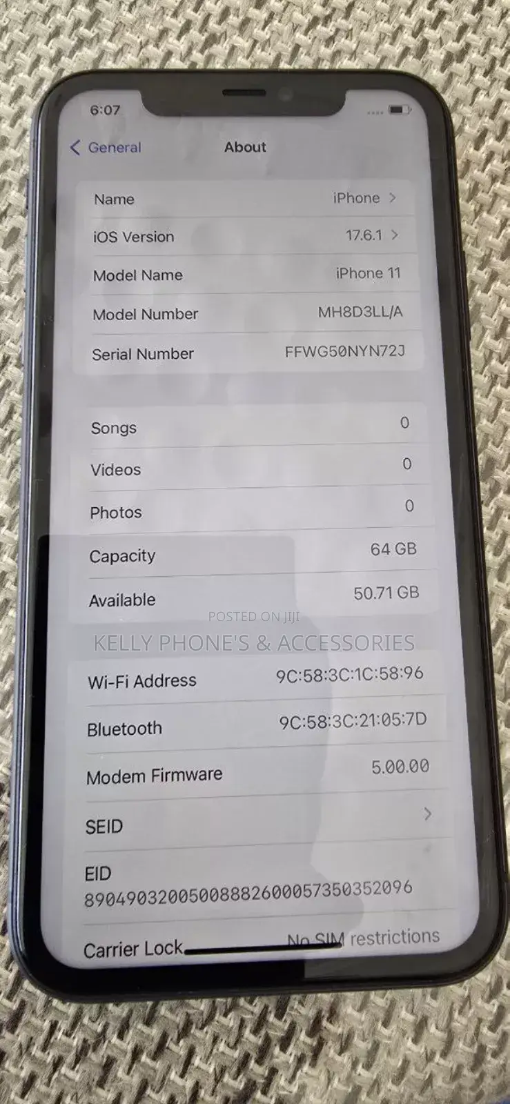 Apple iPhone 11 128 GB Black