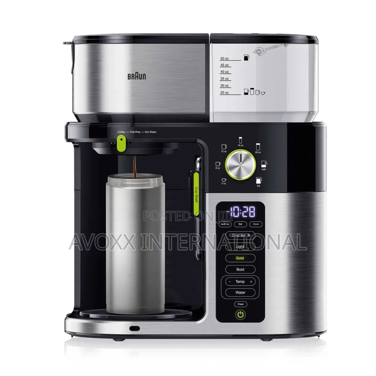 Braun Multiserve Plus 10-Cup Drip Coffee Maker -Hot Cold Kf 9150