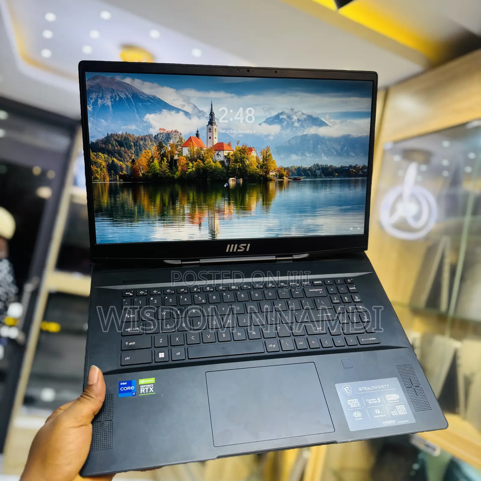 Laptop MSI Stealth GS77 16GB Intel Core i7 SSD 1T