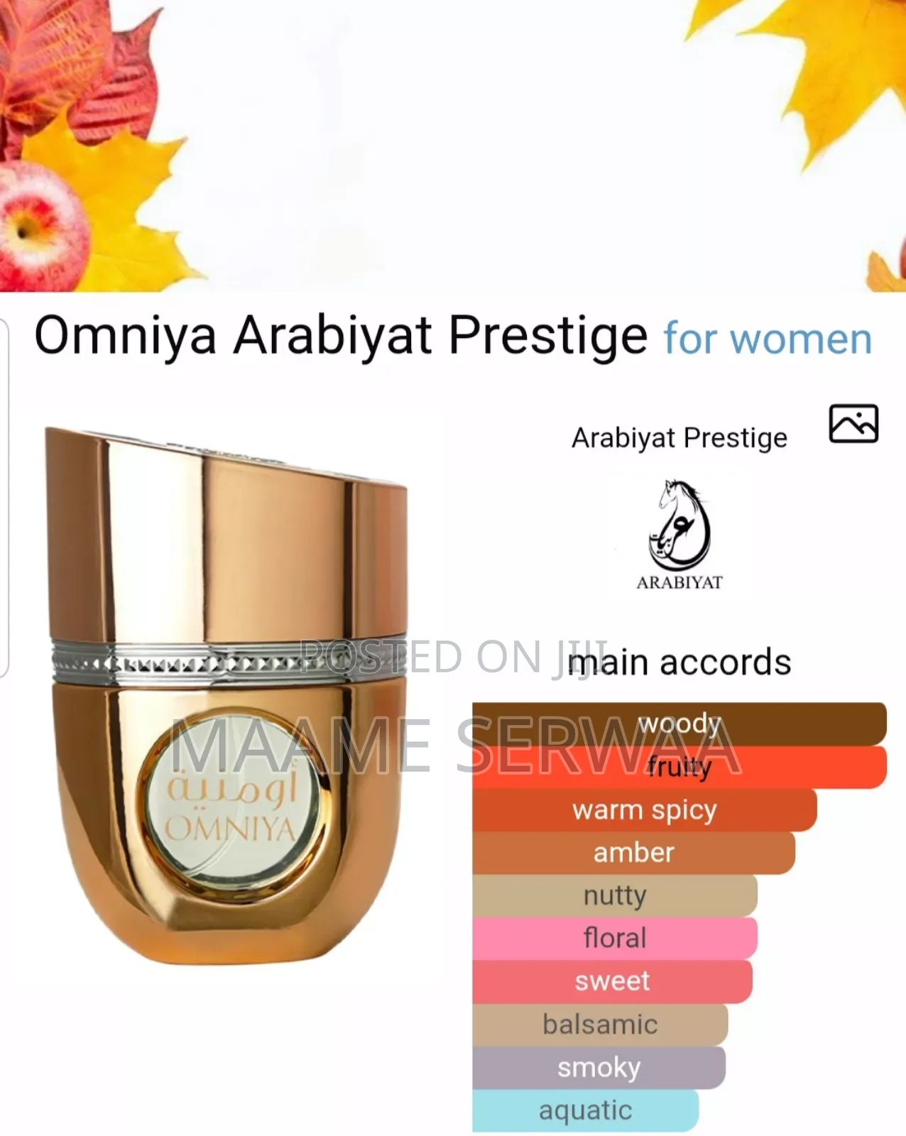 Omniya Perfume by Arabiyat Prestige