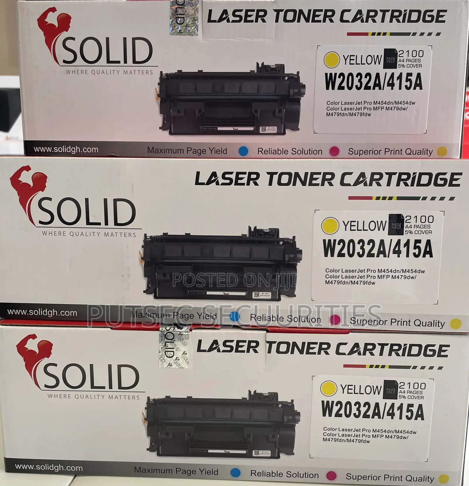 415a Laser Toner Cartridge Yellow Color
