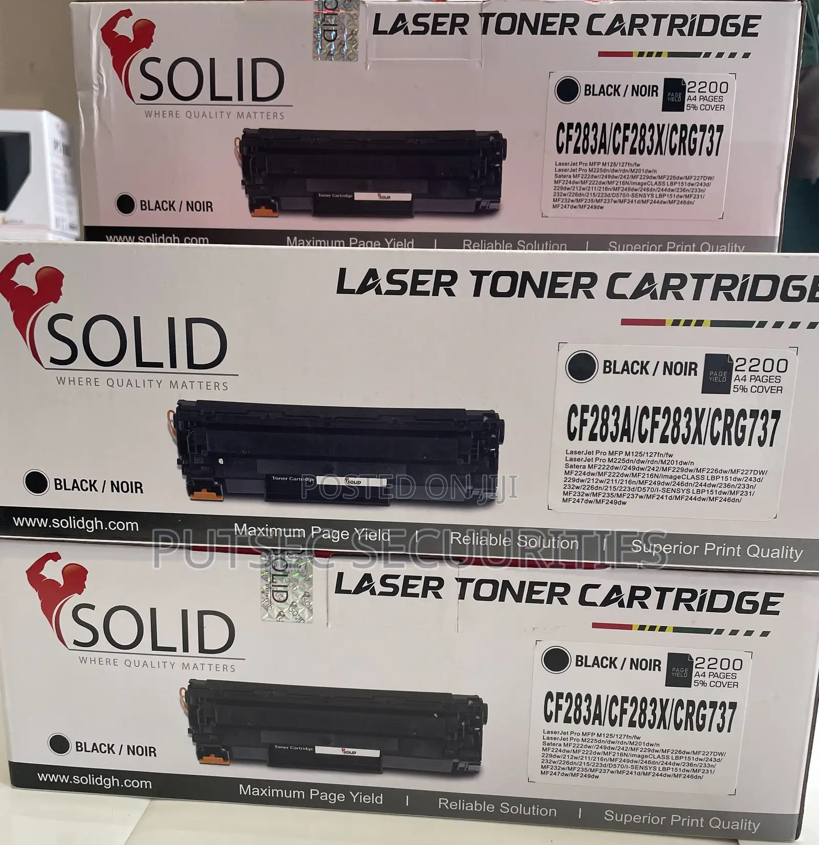 83a Laser Black Toner Cartridge (Cf283a/Cf283x/Crg737 Toner)