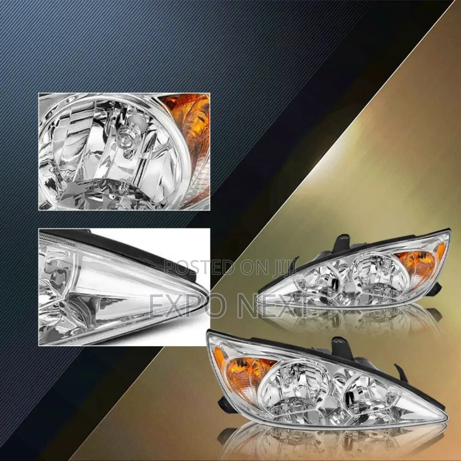 Camry Halogen Headlight For 2001-2006 Pair