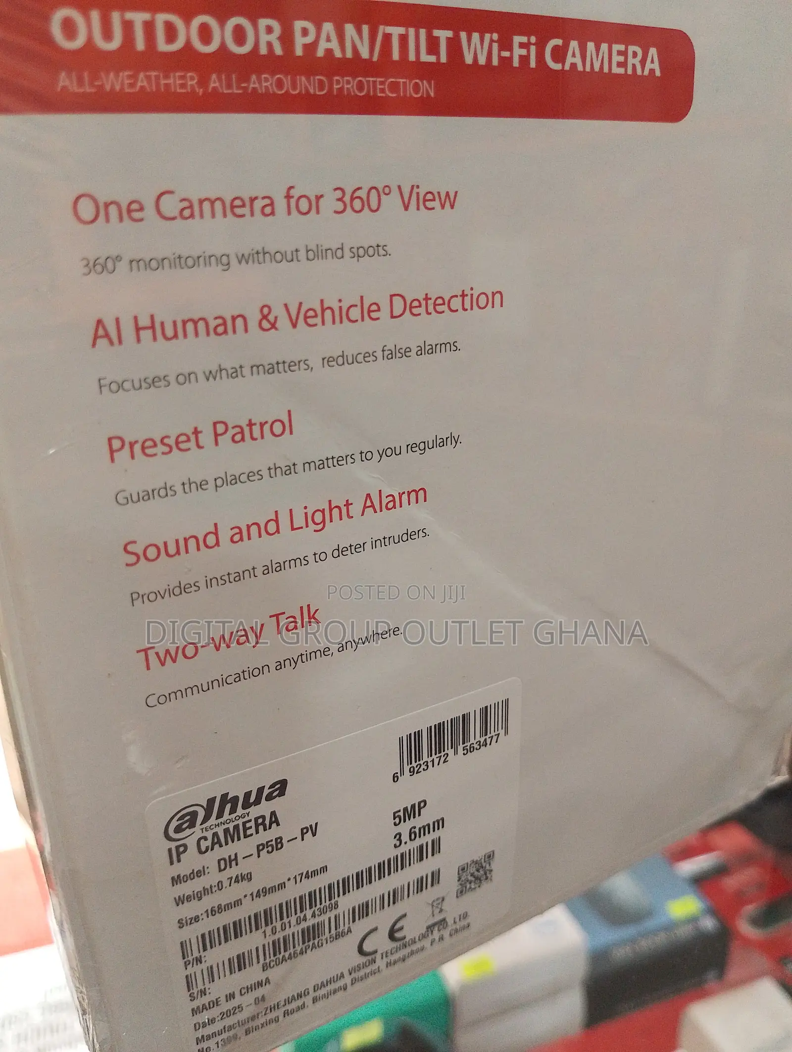 Picoo B1 PTZ Wifi 5mp Camera