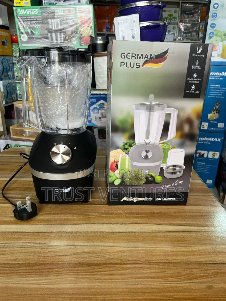 German Plus 2 in 1 Blender