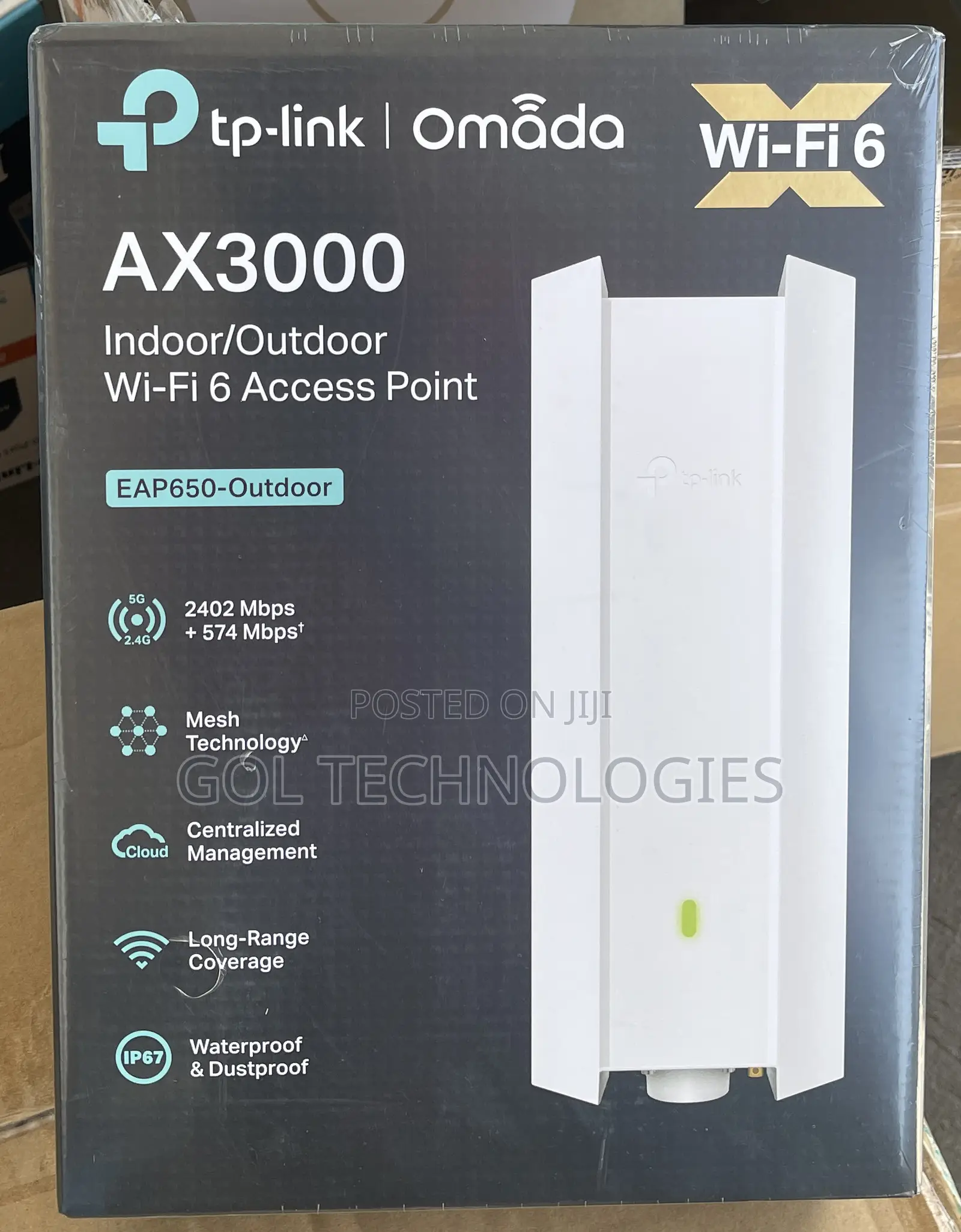 Tp-Link Omada Eap650-Outdoor Ax3000 Access Point Indoor / Outdoor