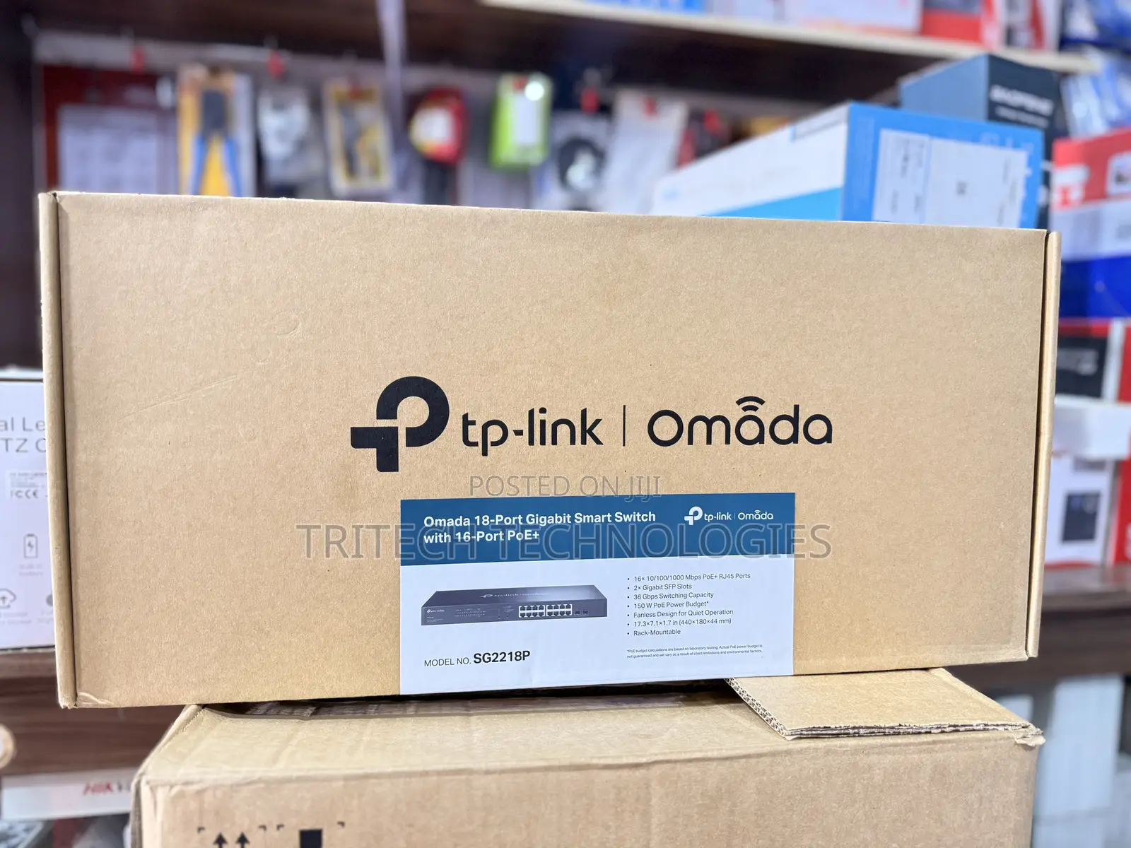Tp-link 16 Port Poe Gigabit Smart Manage Switch Omada 18-port Sg2218p