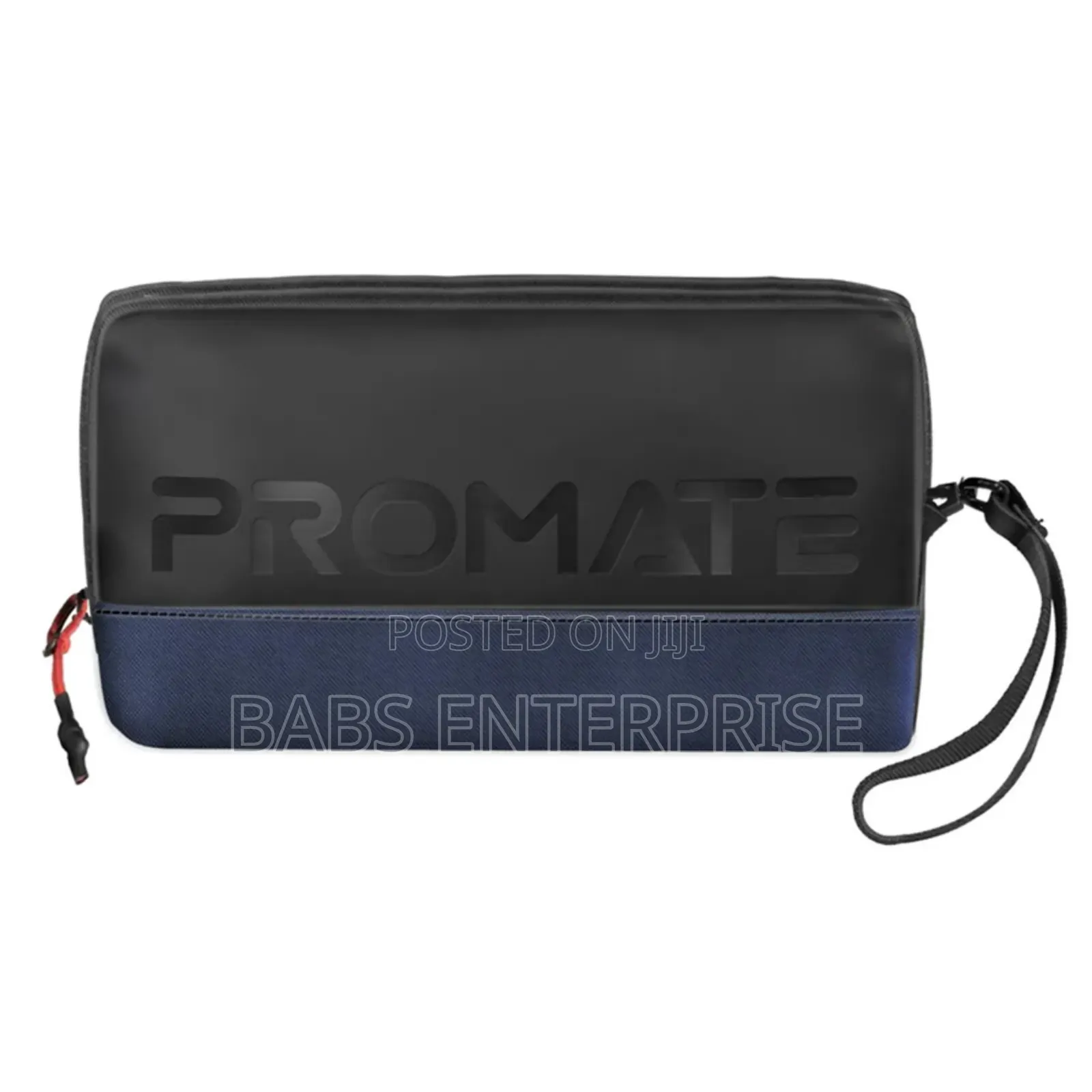 Promate Vali Lightweight Tech Essential Organizer Pouch Bag Black