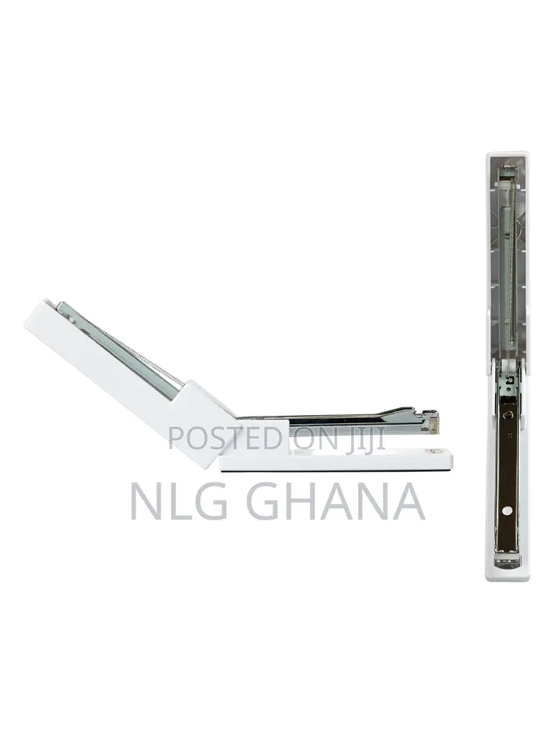 Modern White Desk Stapler - Heavy-Duty Metal Office Stapler. Ghx6271