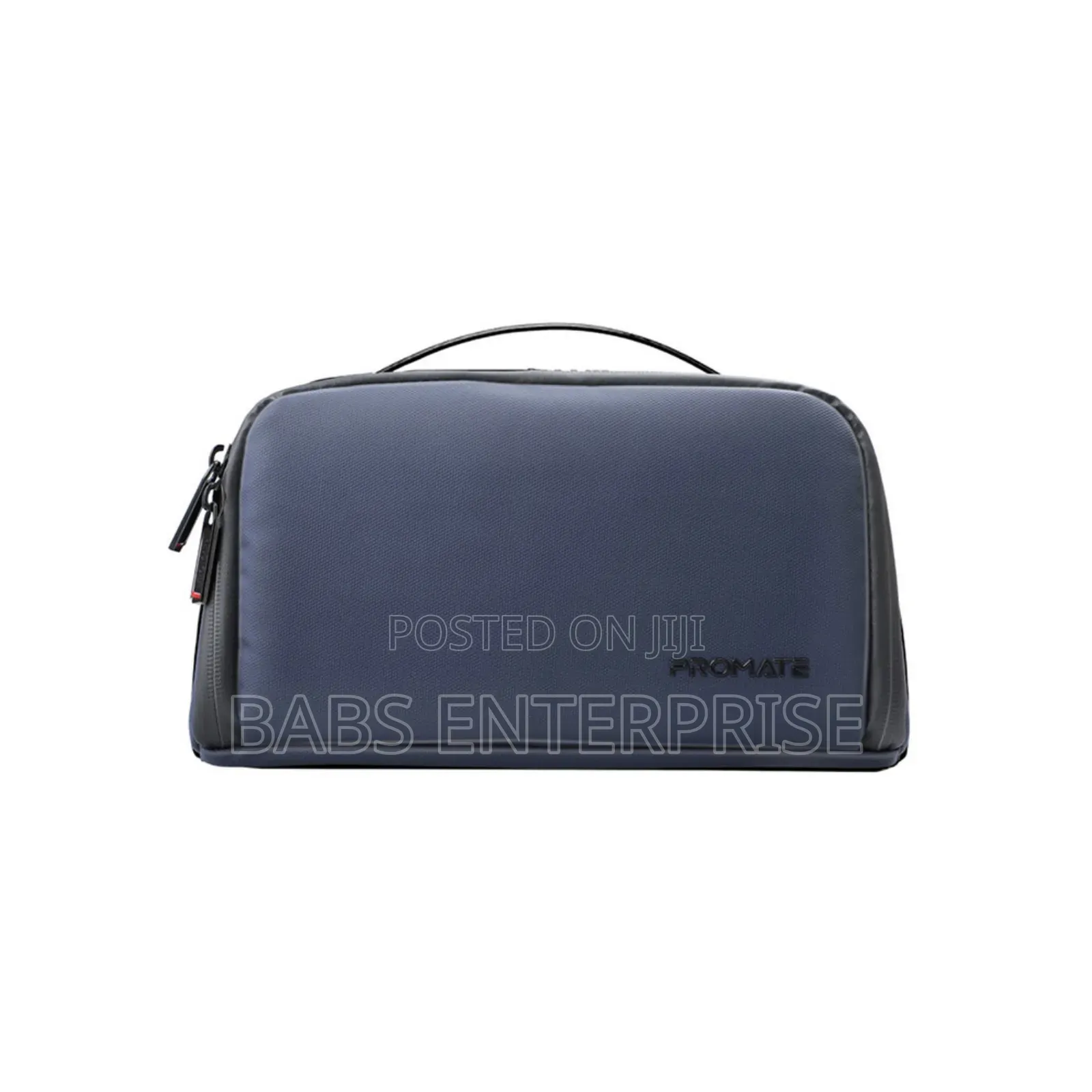 Promate Velura Large Capacity Tech Accessory Pouch Blue