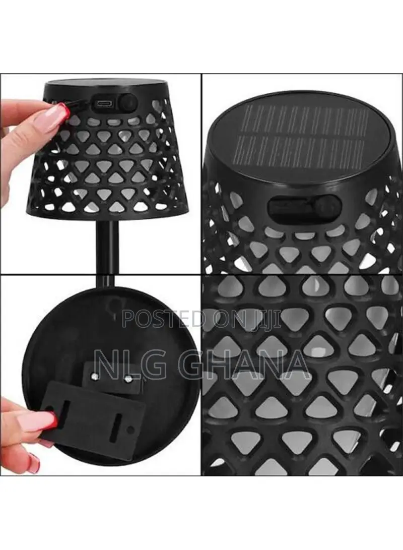 Solar Powered 5-in-1 Rechargeable Table Lamp Waterproof. Tvx23172