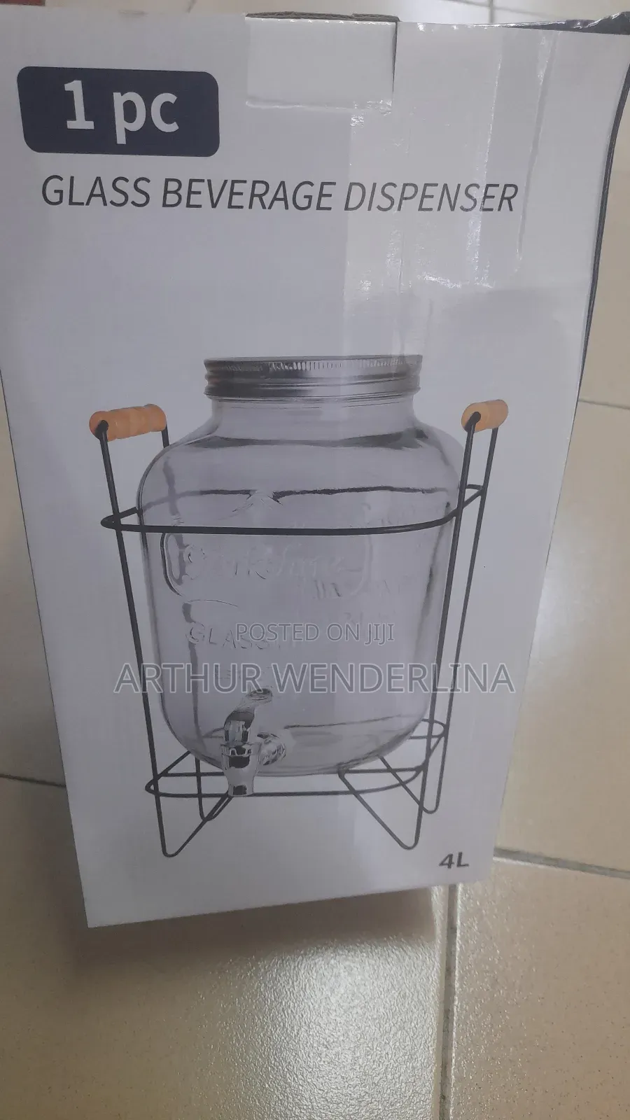 4 Liters Juice Dispenser With Stand