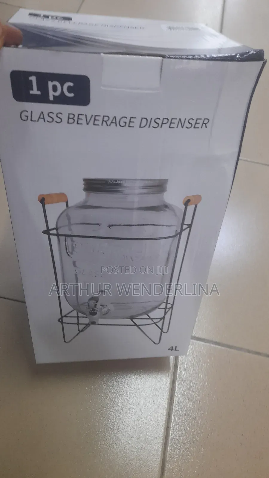 4 Liters Juice Dispenser With Stand
