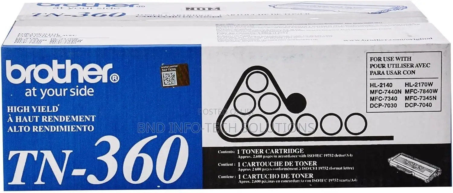 Brother Tn360 High Yield Toner