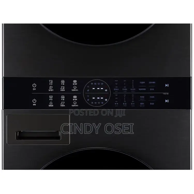 13/10kg Lg Washtowertm With Centre Controltm, Black Steel Color