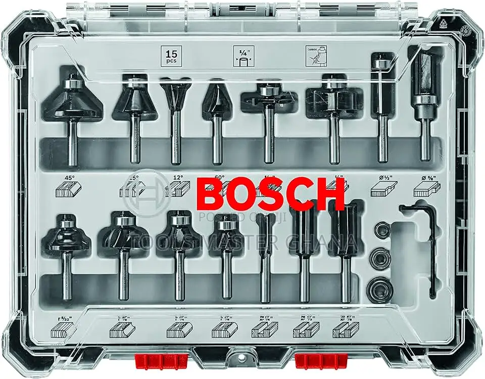 8mm Shank - Router Bit Set - 2607017472uuu