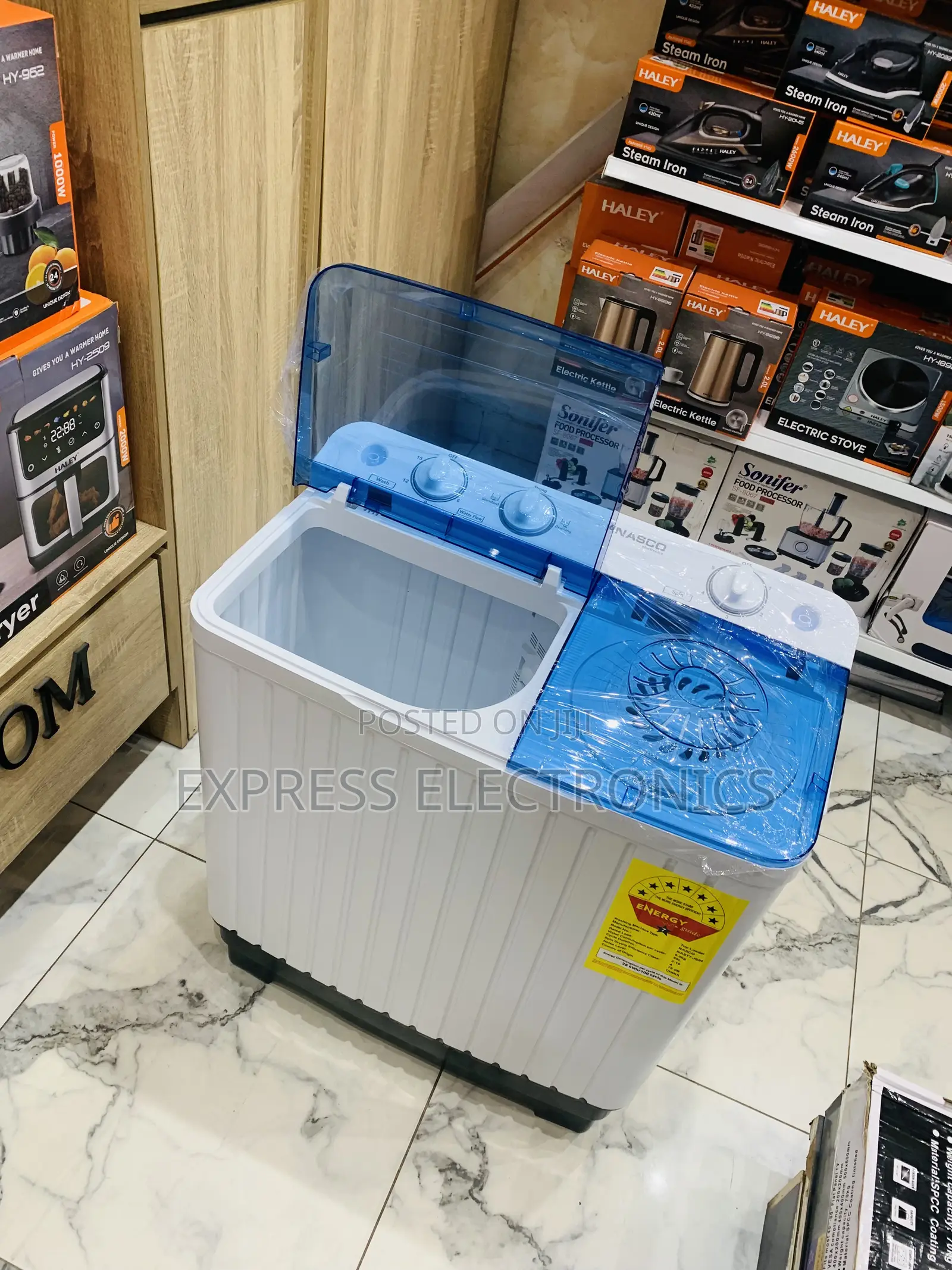 Available Now at Store 8kg Topload Semi Nasco White Twintub