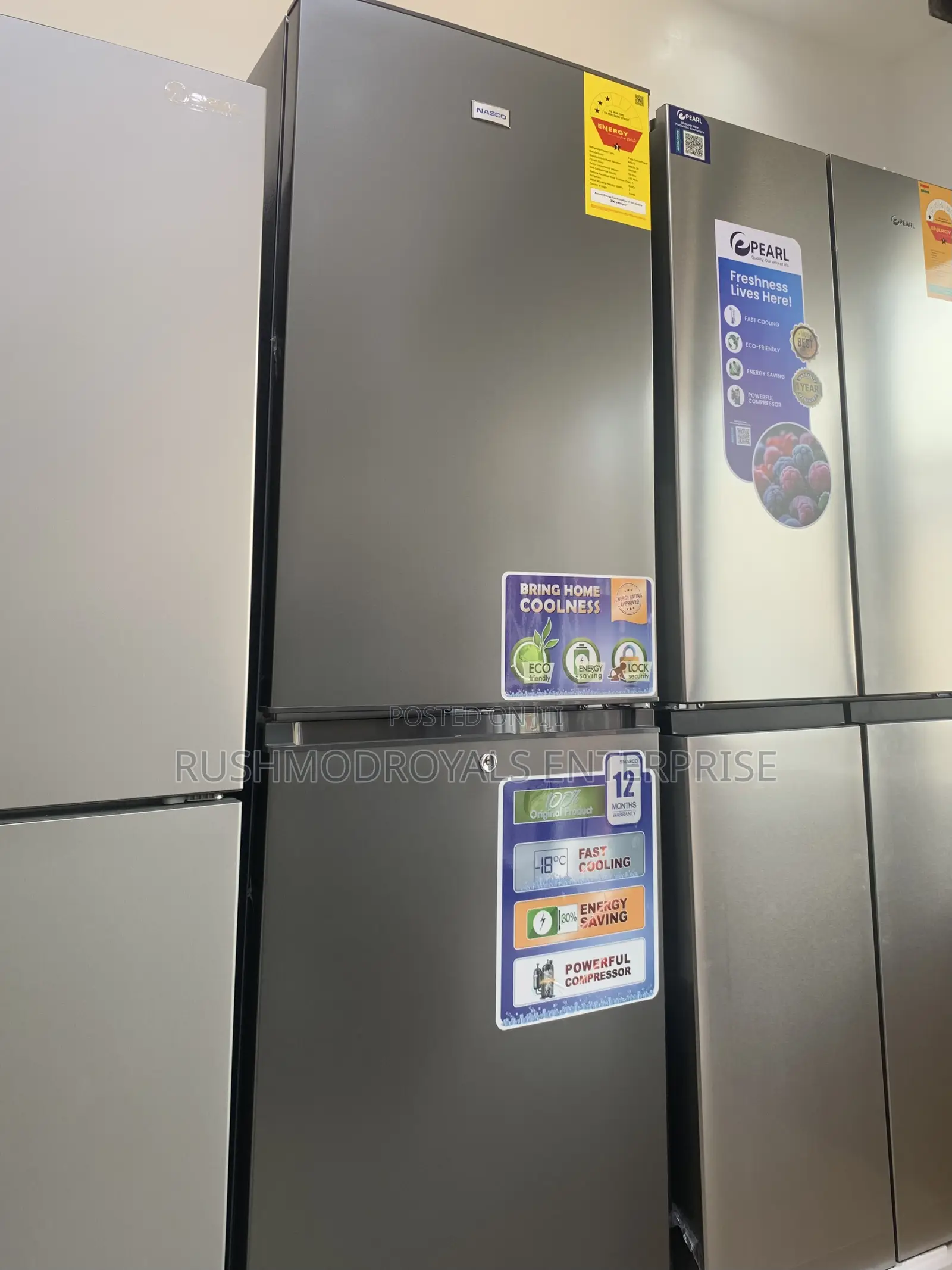 Nasco Nasd2-30: Double Door Bottom Freezer Refrigerator