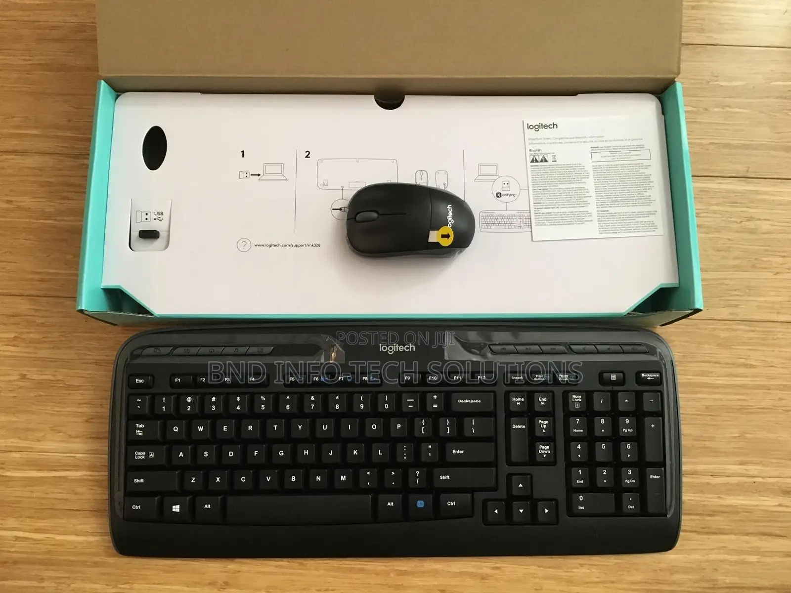 Logitech Mk320 Wireless Keyboard and Mouse Combo
