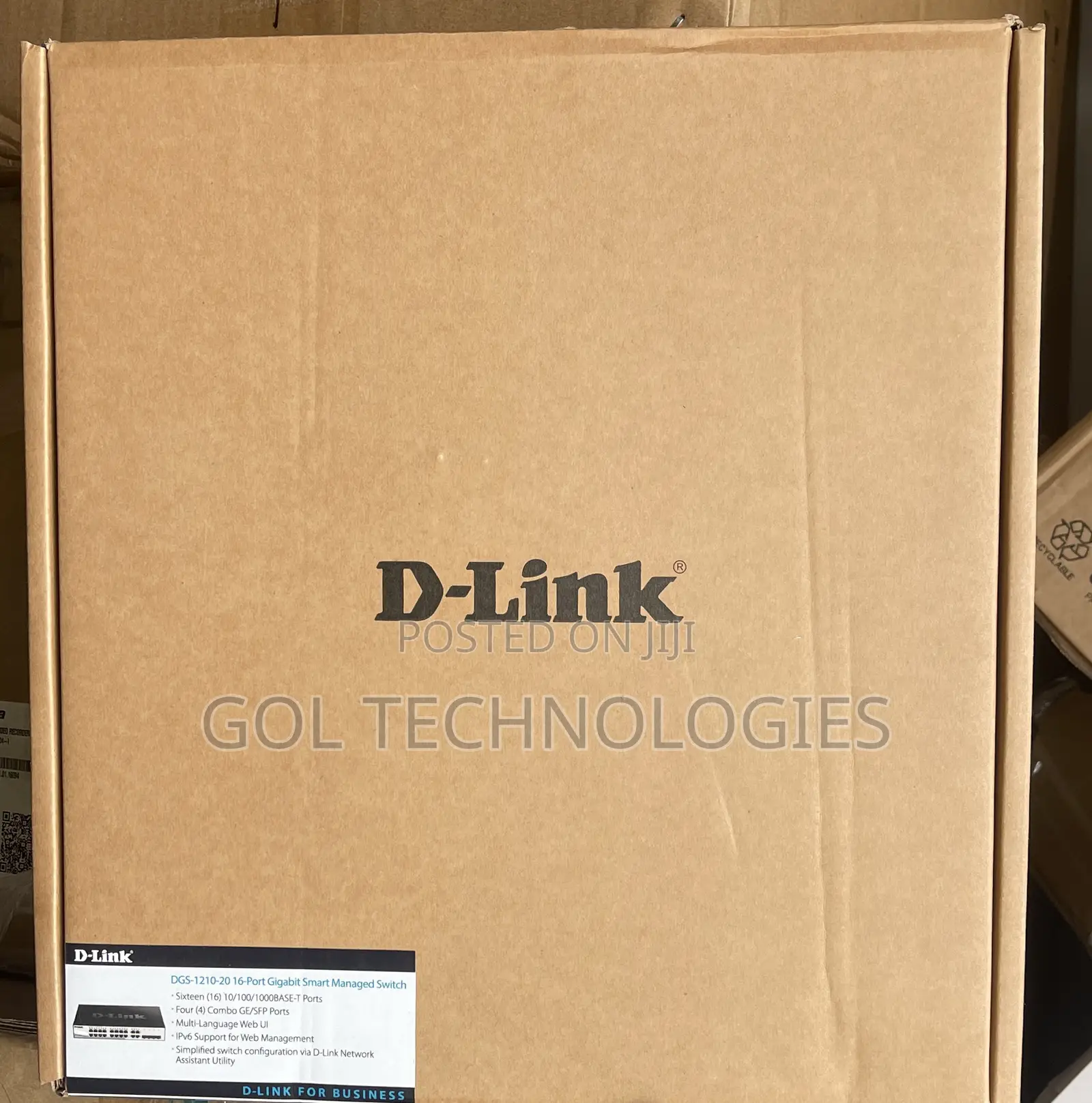 D-Link 20-Port Gigabit Smart Managed Switch DGS-1210-20