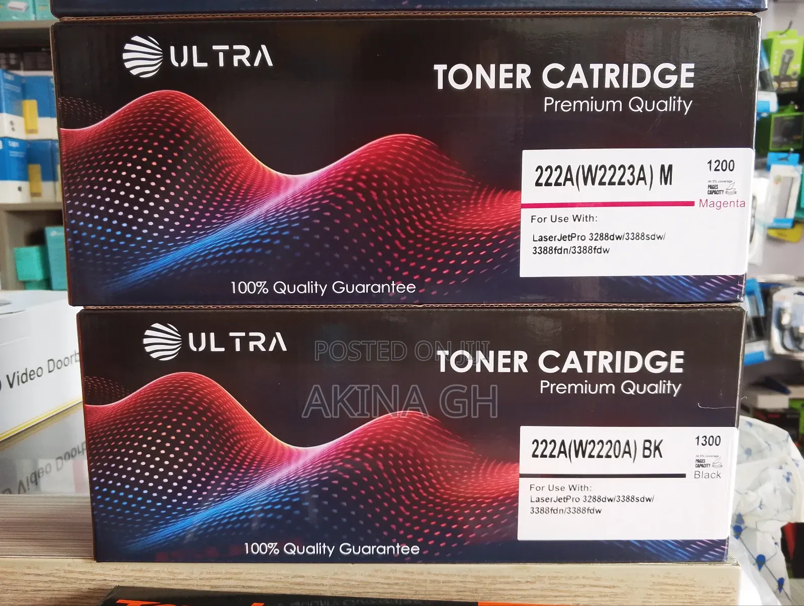 Ultra Toner Cartridge 222a (W2220a) for Hp Laserjet 3288 / 3388 Series