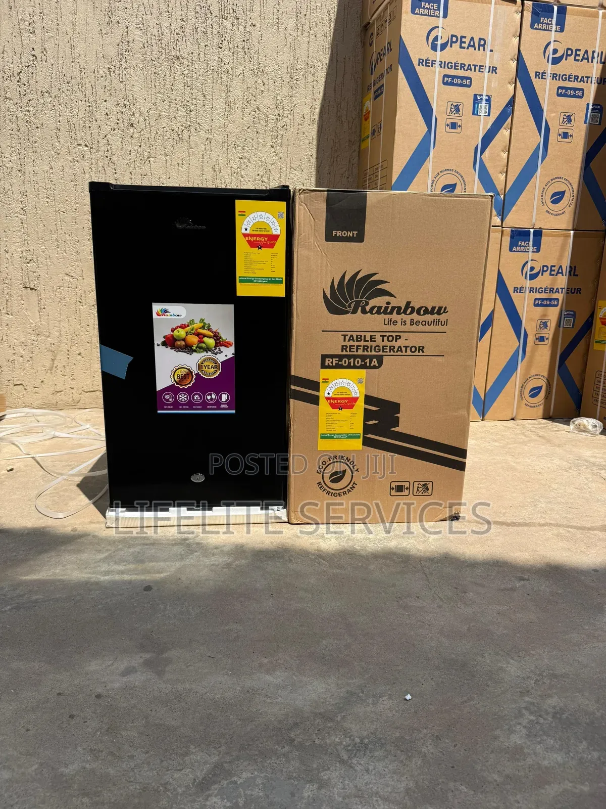90 Litres Table Top Fridge- Rainbow