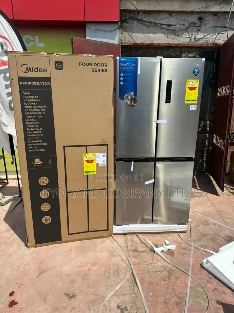 Multi-Door, 474 Liter Midea 4 Doors Smart Cooling Inverter Fridge