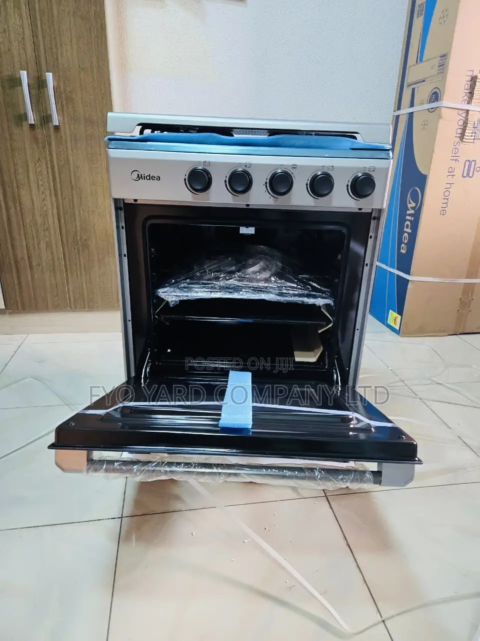 Quality New Inbox Midea 50x50 4burner Oven Grill Cooker